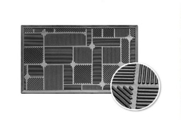 Wycieraczka gumowa super mocna 45x75cm 