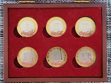 Monety kolekcjonerskie coca cola
