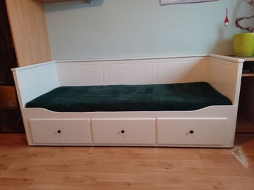 LEŻANKA"HEMNES" IKEA,3 SZUFLADY,2 MATERACE 80X200