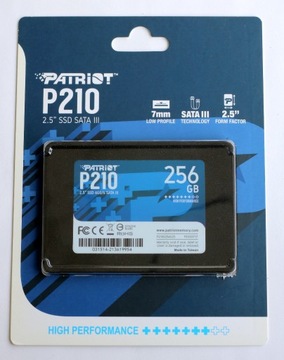 Dysk SSD Patriot P210 256GB SATA 3 III
