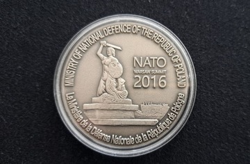Medal pamiątkowy MON RP - NATO Warsaw Summit 2016