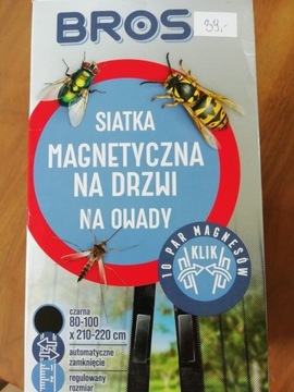 Siatka magnetyczna na drzwi 80-100 x 210x220 Bros