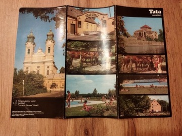 Folder turystyczny miasto Tata Węgry po słowacku