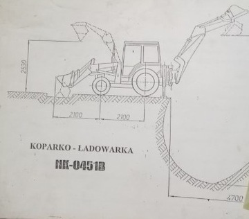Koparko ładowarka ostrówek NK-0451B instrukcja DTR