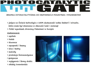 BRAMKA FOTOKATALITYCZNA PHOTOCATALYTIC GATE  