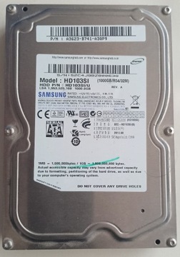 Dysk twardy Samsung HD103SI 1TB SATA II 3,5"