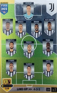 FIFA 365 2023 CLUB LINE-UP 328 JUVENTUS