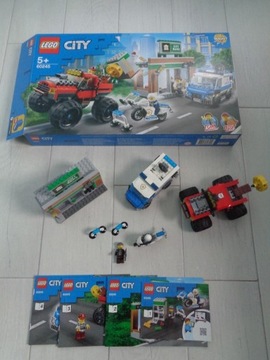 LEGO CITY 60245 bank i napad z monster truckiem