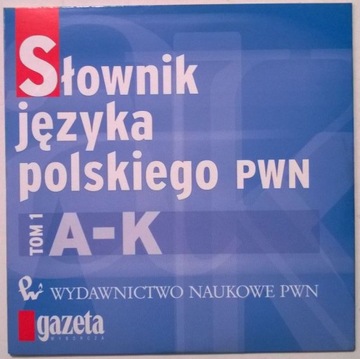 CD Słownik Języka Polskiego PWN Tom 1 A-K NOWA