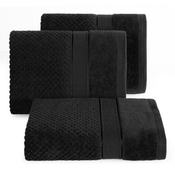 Ręcznik bawełniany 90x150 JESSI czarny