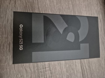 Pudełko Samsung S21 czarny 