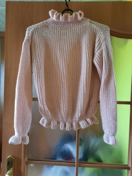 Krótki, wełniany sweterek, rozmiar uniwersalny 