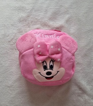 Różowy plecak dla dziewczynki Disney Minnie