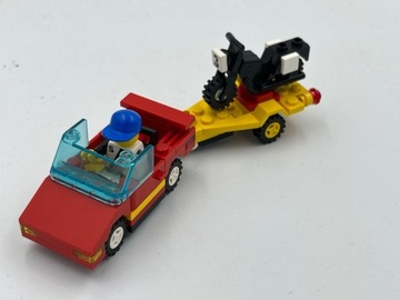 Stare Lego 6644 kabriolet z motorem na przyczepie 