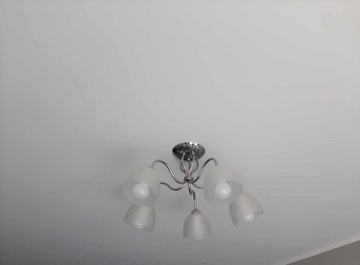 Lampa wisząca, Żyrandol nowoczesny 5 kloszy