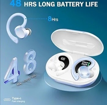 Słuchawki sportowe douszne Bluetooth 5.3 HiFi 