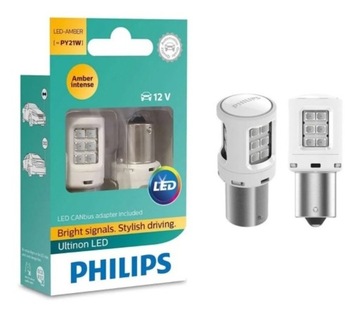 Żarówka LED PY21W BAU15s Philips Ultinon 2szt