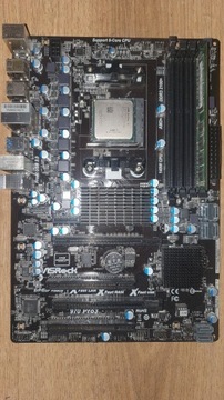 Płyta AsRock 970 Pro3 + AMD Athlon II X3 435 AM3