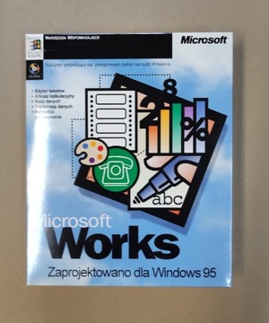 Microsoft Works 4.0 BIG BOX PC CD oprogramowanie 
