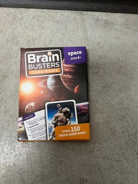 Gra karty Brain Busters Space 150 trivia pytań ANG