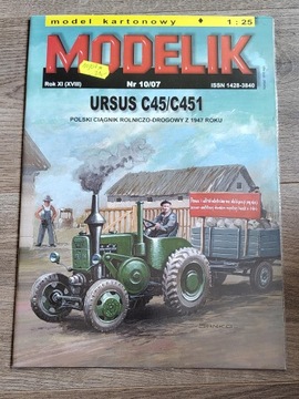 Modelik ciągnik Ursus C45/C451