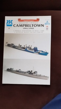 JSC - Model kartonowy Campbeltown + okręt taran