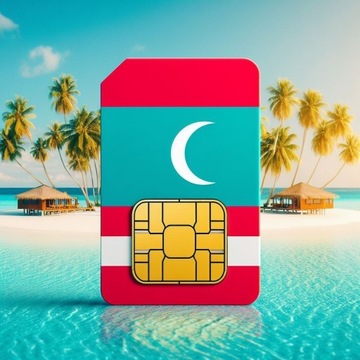eSIM sim karta Malediwy Maldives internet 6GB 15 dni