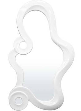 oryginalne stylowe lustro 111009 w białej ramie
