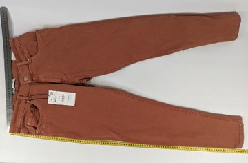 Zara Skinny Chino rozmiar 44 męskie brązowe