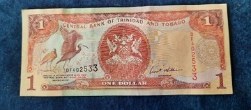 Banknot Trinidad & Tobago 1 dollar 2002r.