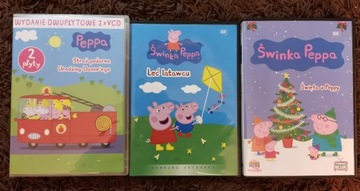 płyty dvd z bajkami Świnka Peppa bajki