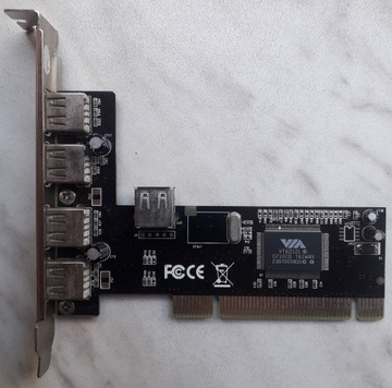 Kontroler karta PCI - USB 2.0 x5