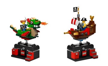 LEGO 5007428 i 5007427 - smok i statek