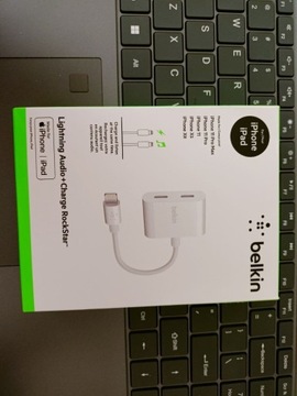 Belkin lightning audio + charge rockstar NOWY