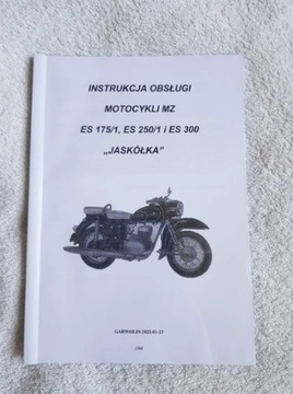 Instrukcja obsługi MZ JASKÓŁKA ES175 ES250 i ES300