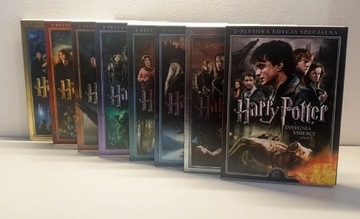 Harry Potter 8 filmów 16 DVD Wyd.Kolekcjonerskie