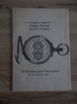 Program Old Jazz Meeting Złota Tarka 1982