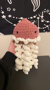 Maskotka Pluszak meduza Amigurumi Handmade