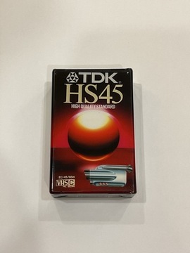 Kaseta TDK VHSC HS45 japan