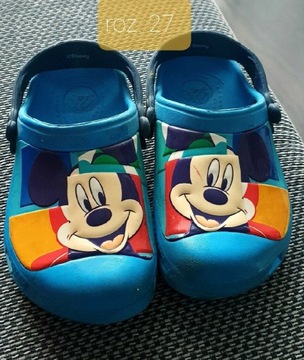 Buty cross róż 27 klapki Mickey Miki Disney