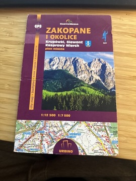 Zakopane i okolice plan miasta