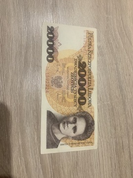 Banknot 20 000 Maria Skłodowska -Curie