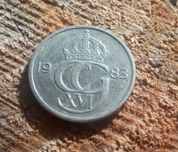 Moneta, Szwecja, Carl XVI Gustaf, 50 Öre, 1983