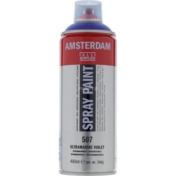 Amsterdam Farba W Sprayu 400 ml Ultramarine Violet