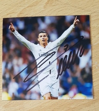 Autograf Cristiano Ronaldo 