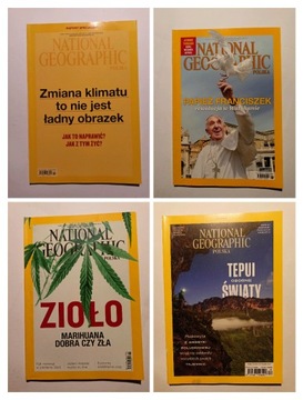 "National Geographic" - 4 numery w zestawie