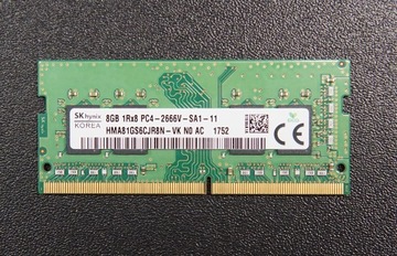 Pamięć RAM DDR4 HMA81GS6CJR8N-VK N0 AC 8 GB