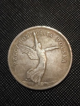 5 złotych 1930 rok anioł Nike Polska wykopki monet