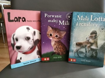 Trzy książki o zwierzęcych przyjaciołach 