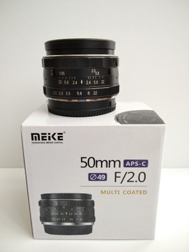 Obiektyw Meike MK-50mm f/2.0 micro 4/3